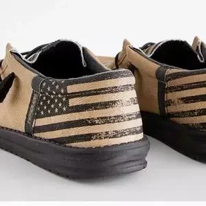 Hey Dude | Shoes | Hey Dude Wally Funk Patriotic Tan | Poshmark display picture 3